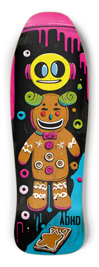 ADHD SICK AF RETRO DECK 01 Shredder Shape