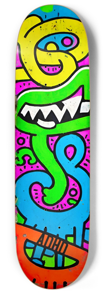 ADHD TAYLOR MOMSON PUNK DECK 01 9 Inch Skateboard