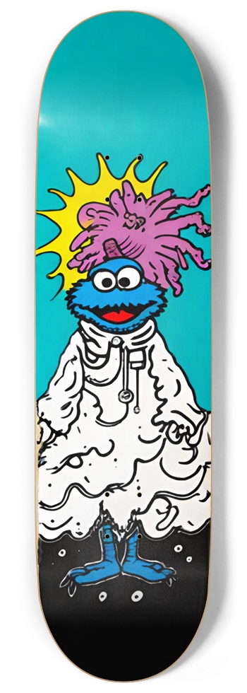 AGENT 420 BURGER DECK 01 9 Inch Skateboard