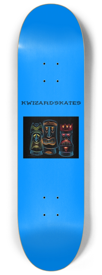 PRO TIKI'S COLOR 8-1/4 Skateboard Deck