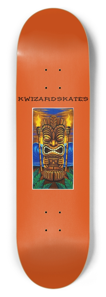 NEW SCHOOL TIKI IDOL TORCH 8-3/4 Inch Skateboard
