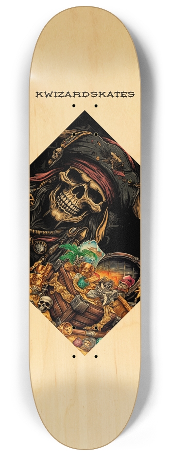 PRO PIRATES TREASURE 8-1/4 Skateboard Deck