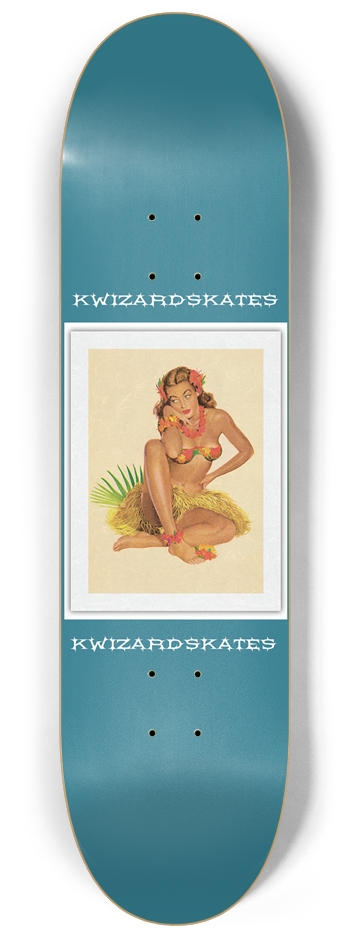 PRO HULA GIRL 8-1/4 Skateboard Deck