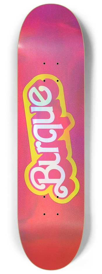 Barbie Burque 8-1/4 – HOLOGRAPHIC 8-1/4 Skateboard Deck
