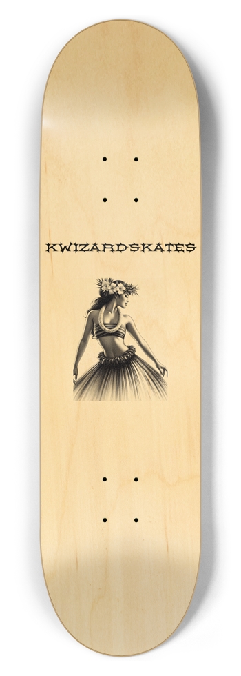 HULA PRINCESS PRO 8-1/2 Skateboard Deck