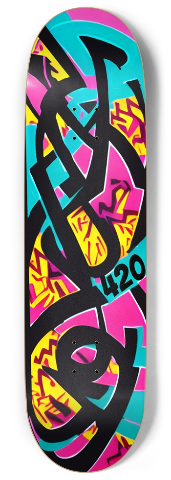 AGENT 420 Capo Deck 01 9 Inch Skateboard
