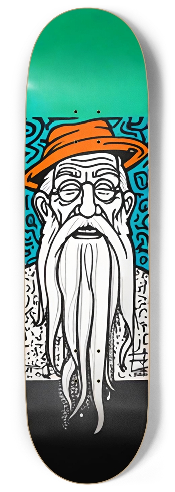 AGENT 420 GREAT GANDALF PUNK DECK 01 9 Inch Skateboard
