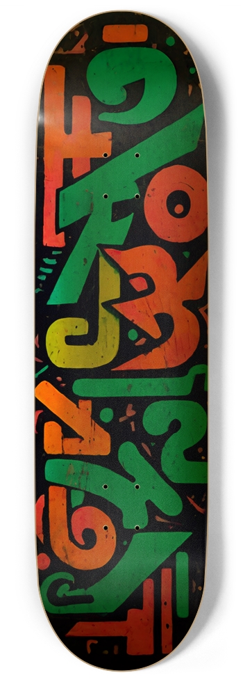 AGENT 420 Ollie Deck 01 Jimmy Jones V2 9 Inch Skateboard