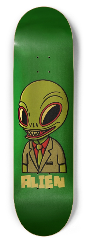 ALIEN YO BIZNAZ DECK 01 GOLD FOIL 8-3/4 Inch Skateboard
