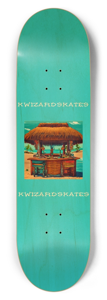 NEW SCHOOL TIKI BAR 8-3/4 Inch Skateboard