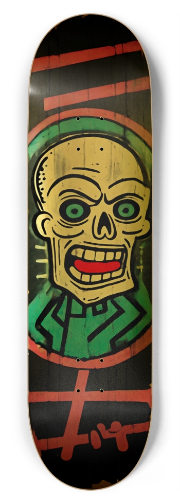 ALCHEMY X MF STARBOY SKULL DECK 03 GOLD FOIL EDITION 8-3/4 Inch Skateboard