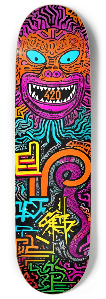 AGENT 420 MONSTER DECK 03 9 Inch Skateboard