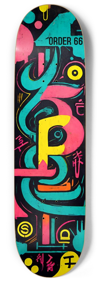 AGENT 420 PHILLIP DECK 01 Order 66 9 Inch Skateboard