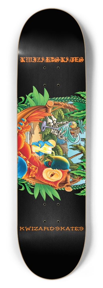 PRO DRUNKEN PARROT 8-1/2 Skateboard Deck