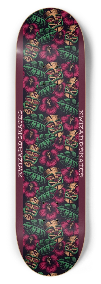 NEW SCHOOL HAWAIIAN SHIRT 8-3/4 Inch Skateboard