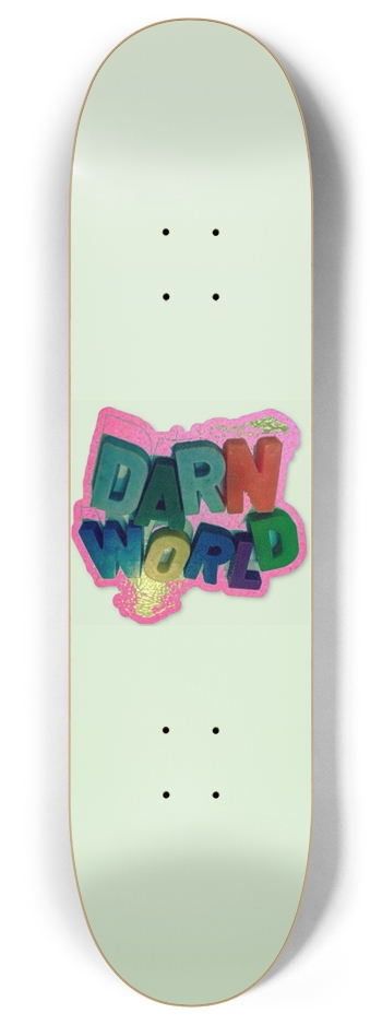 DARN WORLD 8” Glowgo 8 Inch Skateboard Deck