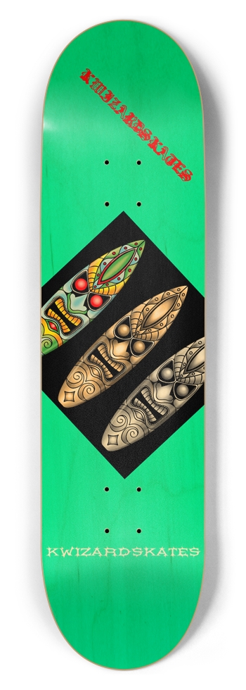 PRO TIKI SURF 8-1/2 Skateboard Deck
