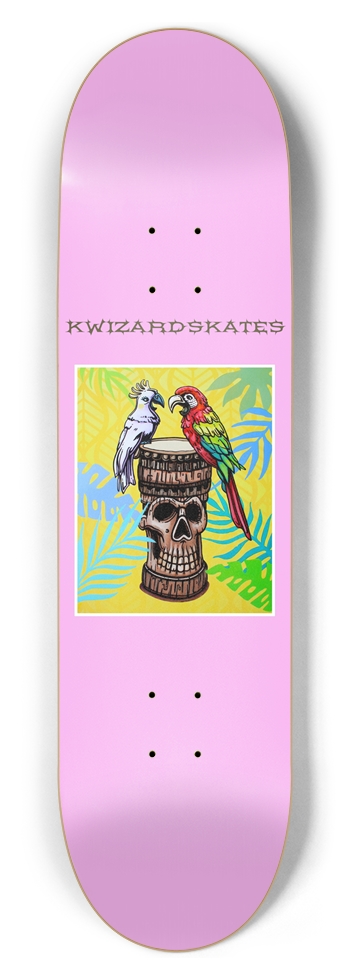 PRO TIKI PARROT DRUM 8-1/2 Skateboard Deck