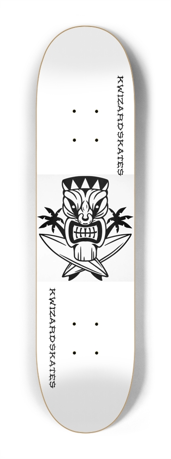 KIDS TIKI SURF LOGO 7-1/4 Mini/Kid Skateboard