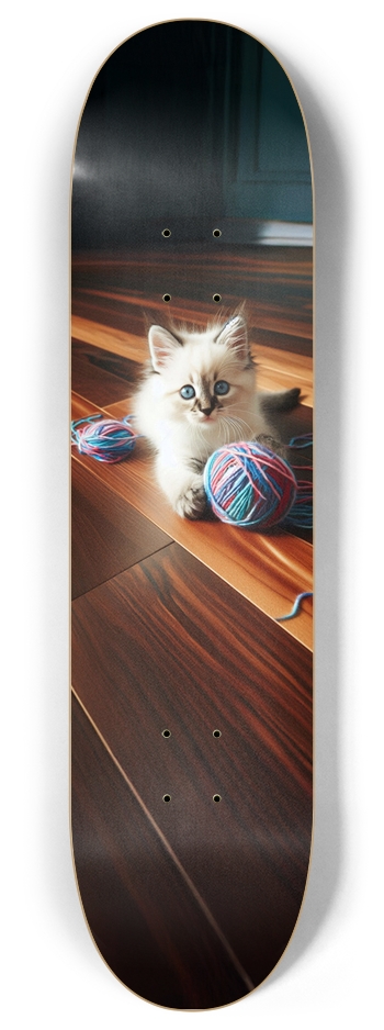 Kitten and Custom Skateboard 8 Inch Skateboard Deck