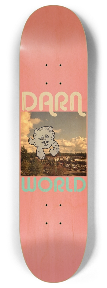 OUT JOGGING 8” 8 Inch Skateboard Deck