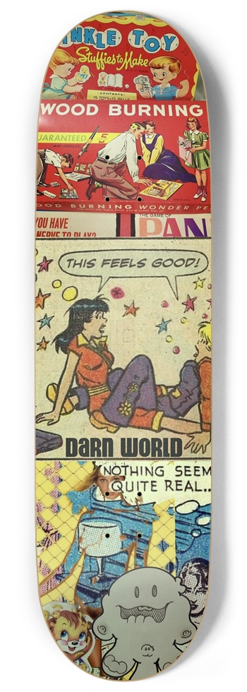 FUN WITH SCISSORS 9” 9 Inch Skateboard