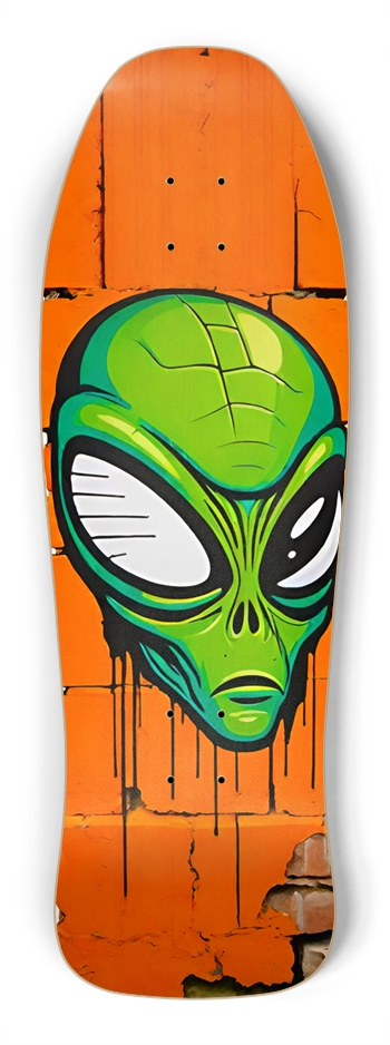 ALIEN YO RETRO BANGER SHREDDER SHAPE DECK 01