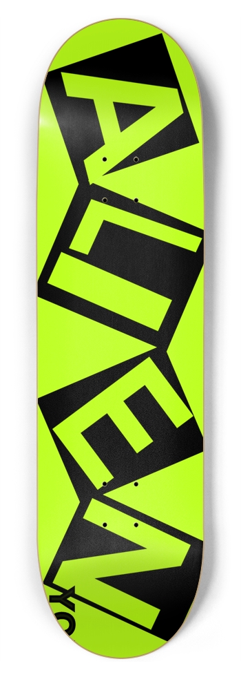 ALIEN YO! CURB CLASSIC YELLOW DECK 01