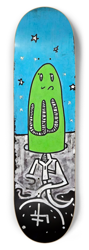 ALIEN YO PICKLE PUNK DECK 01 8-3/4 Inch Skateboard