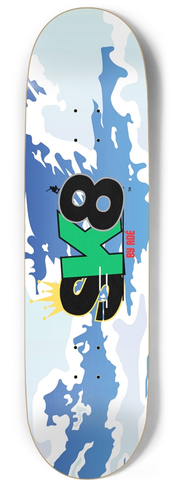Logo in the sky 9 Inch Skateboard