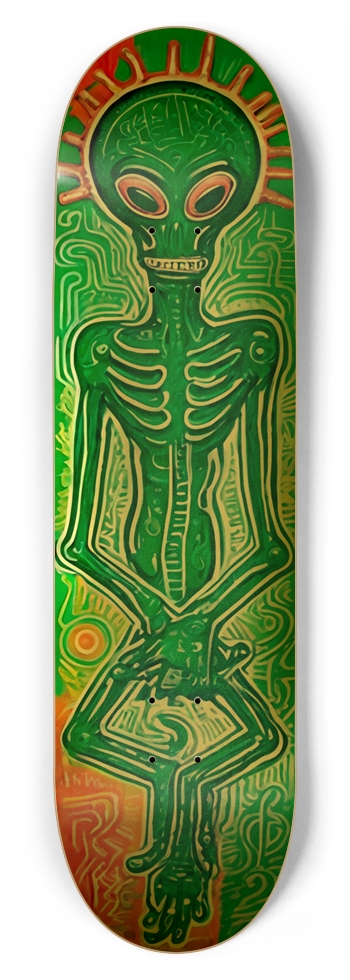 ALIEN YO MASTER DECK 01 8-3/4 Inch Skateboard
