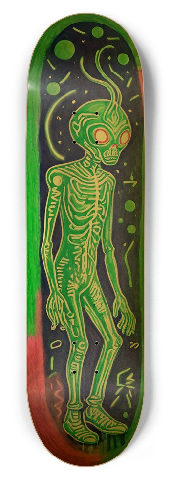 ALIEN YO STREET DECK 03 Gold Foil Edition 8-3/4 Inch Skateboard