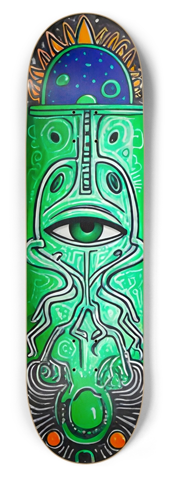ALIEN YO BRAINCHILD DECK 01 8-3/4 Inch Skateboard