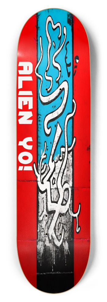 ALIEN YO CREATURE PUNK DECK 01 8-3/4 Inch Skateboard