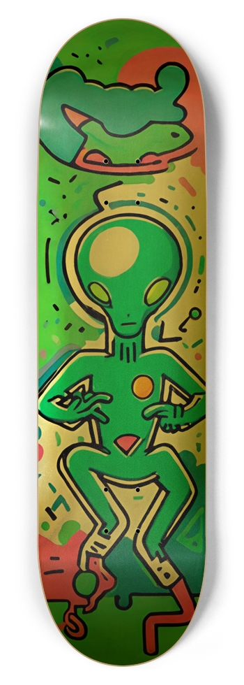 ALIEN YO MAGA DECK 01 8-3/4 Inch Skateboard