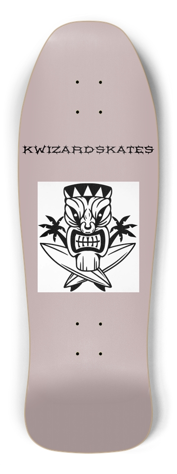 OLD SCHOOL TIKI SURF LOGO Shredder Shape