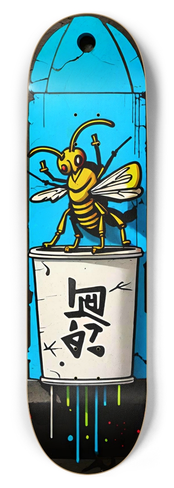 ALIEN YO MURDER HORNET PUNK DECK 02 8-3/4 Inch Skateboard