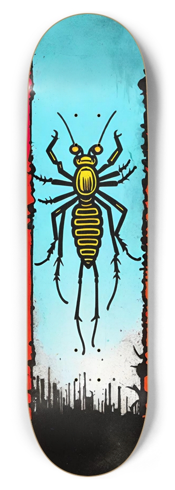 ALIEN YO MURDER HORNET PUNK DECK 01 8-3/4 Inch Skateboard