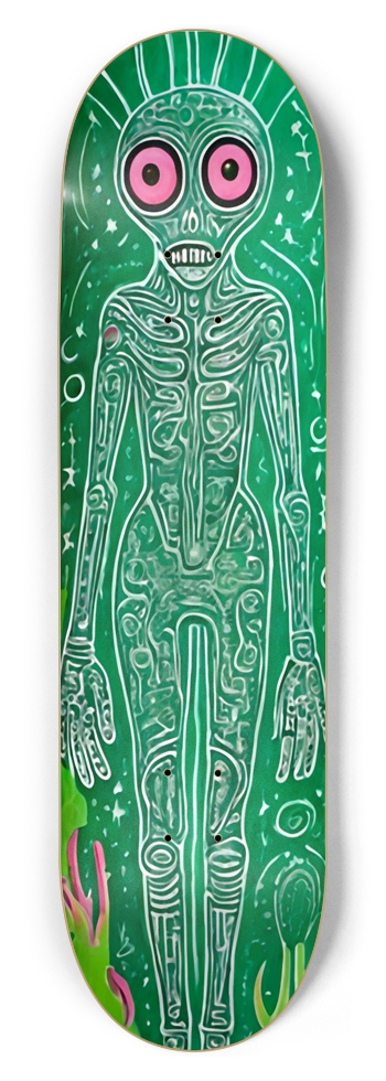 ALIEN YO CHUPACABRA DECK 01 8-3/4 Inch Skateboard