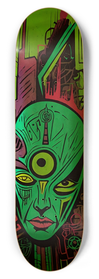 ALIEN YO STREET DECK 04 8-3/4 Inch Skateboard