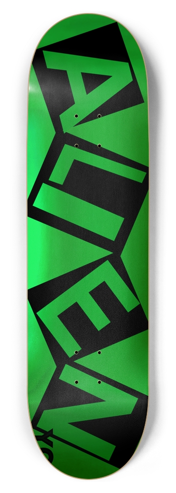ALIEN YO! CURB CLASSIC MINT DECK 01 8-3/4 Inch Skateboard