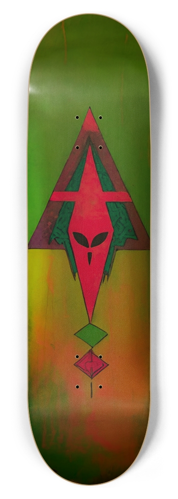 ALIEN YO CONTACT PUNK DECK 01 Golf Foil 8-3/4 Inch Skateboard