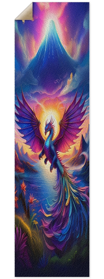 Bright Dragon Custom Griptape 9 x 33 Inch Griptape