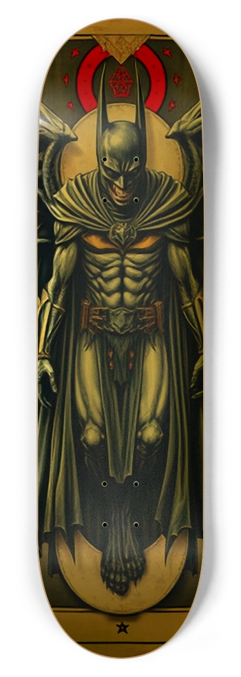 BATWISE BAMBOO BAT DEATH CARD DELUXE LIMITED 02 8-3/4 Inch Skateboard