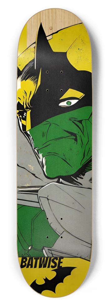 BATWISE - BATS RENDITION COLLECTOR DECK 03 8-3/4 Inch Skateboard