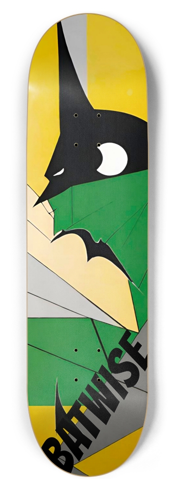 BATWISE - BATS RENDITION COLLECTOR DECK 09 8-3/4 Inch Skateboard