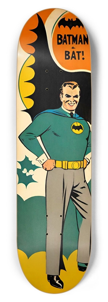 BATWISE BAMBOO BATS NOSTALGIA DECK 01 8-3/4 Inch Skateboard