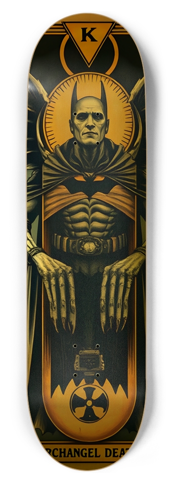 BATWISE BAMBOO BAT DEATH CARD DELUXE LIMITED 03 8-3/4 Inch Skateboard