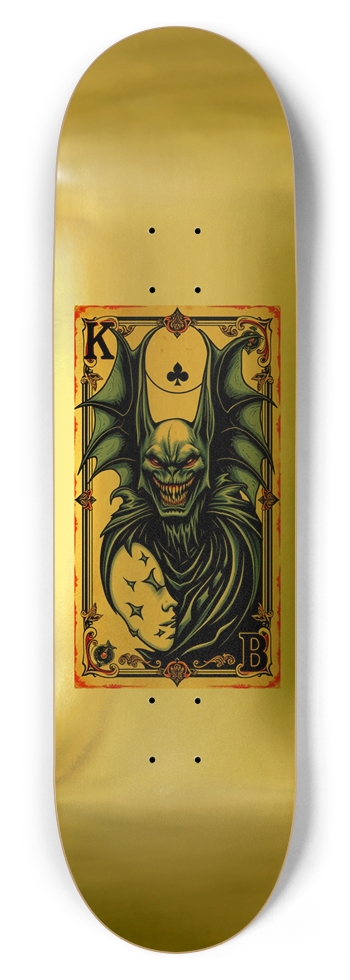 BATWISE BAMBOO BAT DEATH CARD DELUXE LIMITED 01 8-3/4 Inch Skateboard