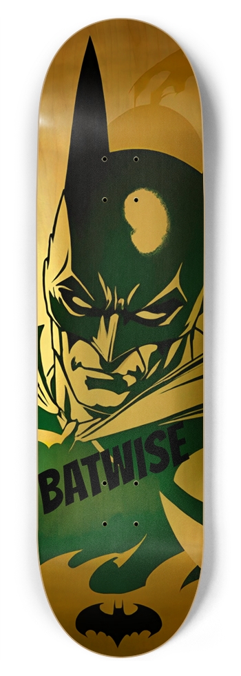 BATWISE - BATS RENDITION COLLECTOR DECK 05 8-3/4 Inch Skateboard